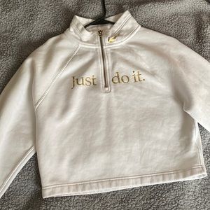 White nike hoodie